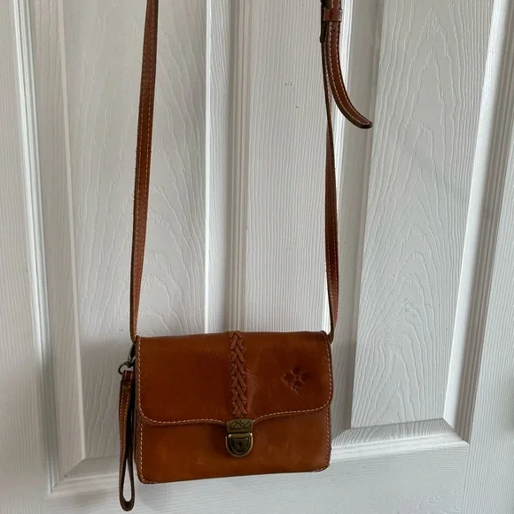 Patricia Nash Bianco leather women’s crossbody bag excellent condition - Picture 7 of 10